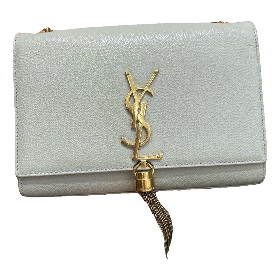 Pompom Kate leather handbag