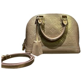 Louis Vuitton Alma BB patent leather handbag