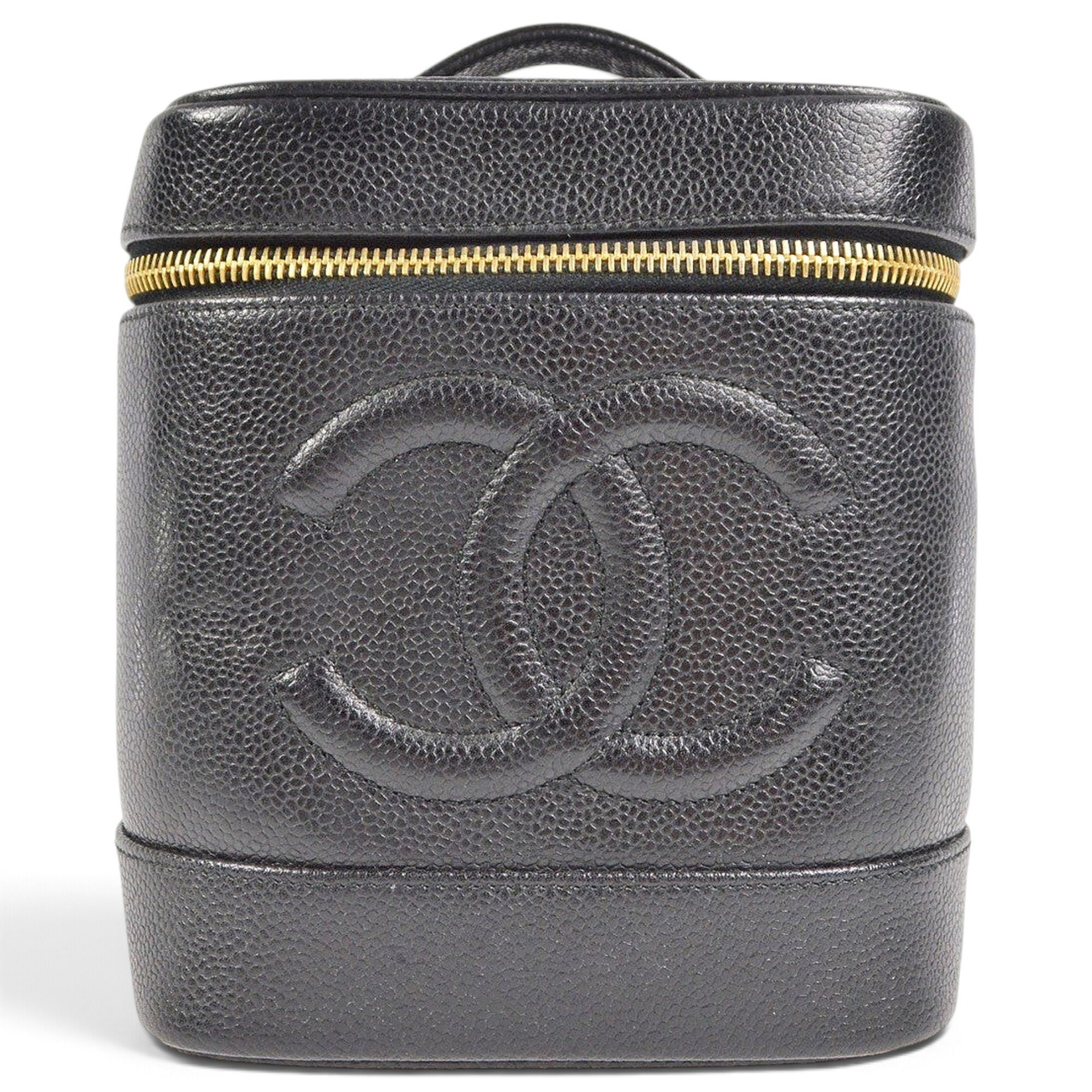Vanity leather handbag