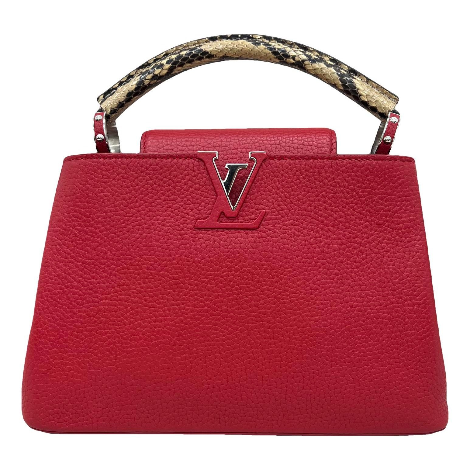 Capucines leather handbag