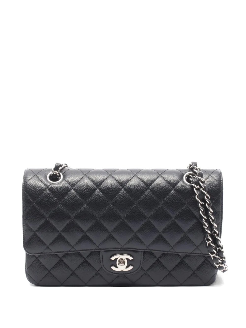 2016-2017 Double Flap leather shoulder bag