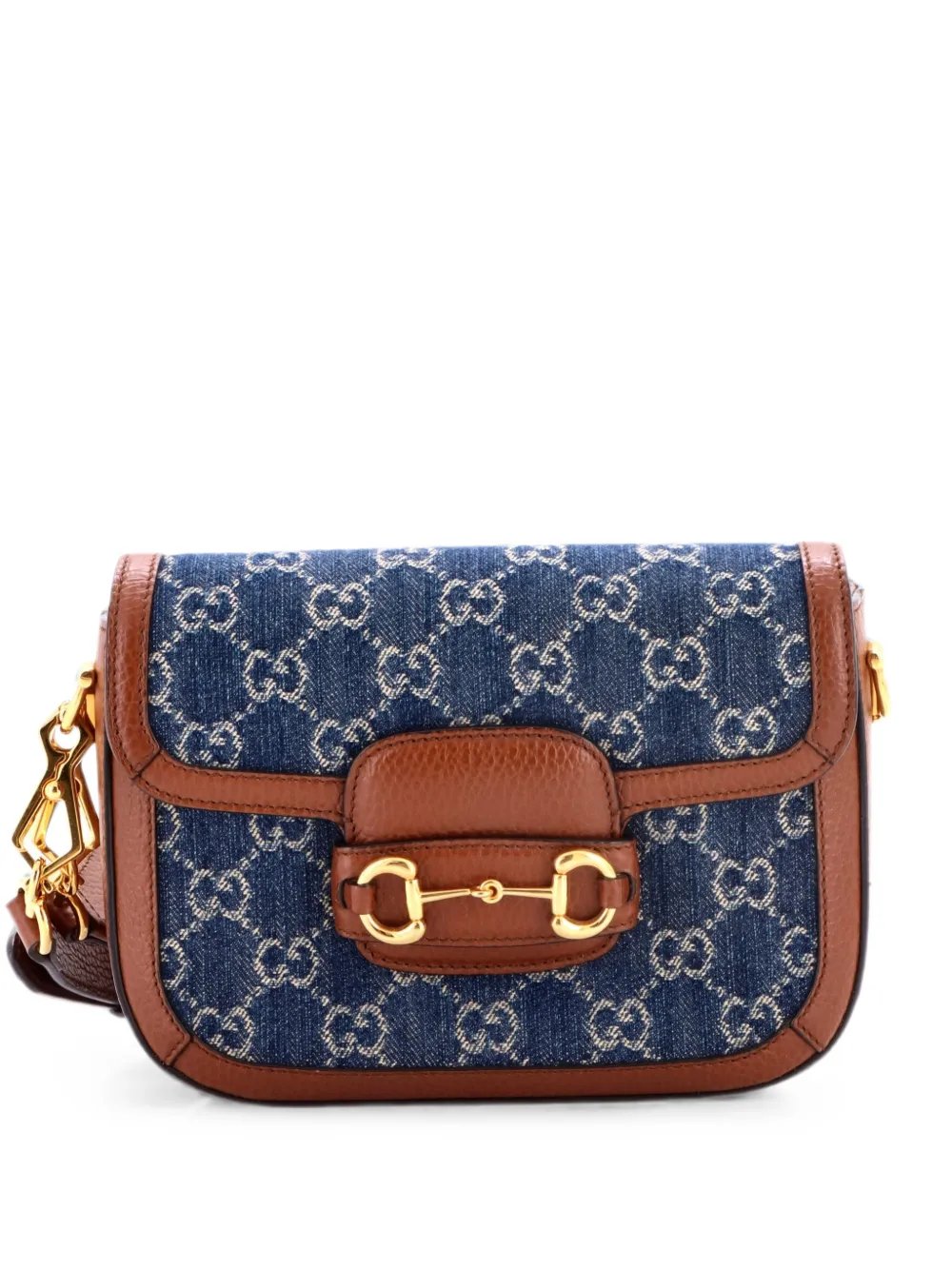 Horsebit 1955 GG Denim Mini shoulder bag