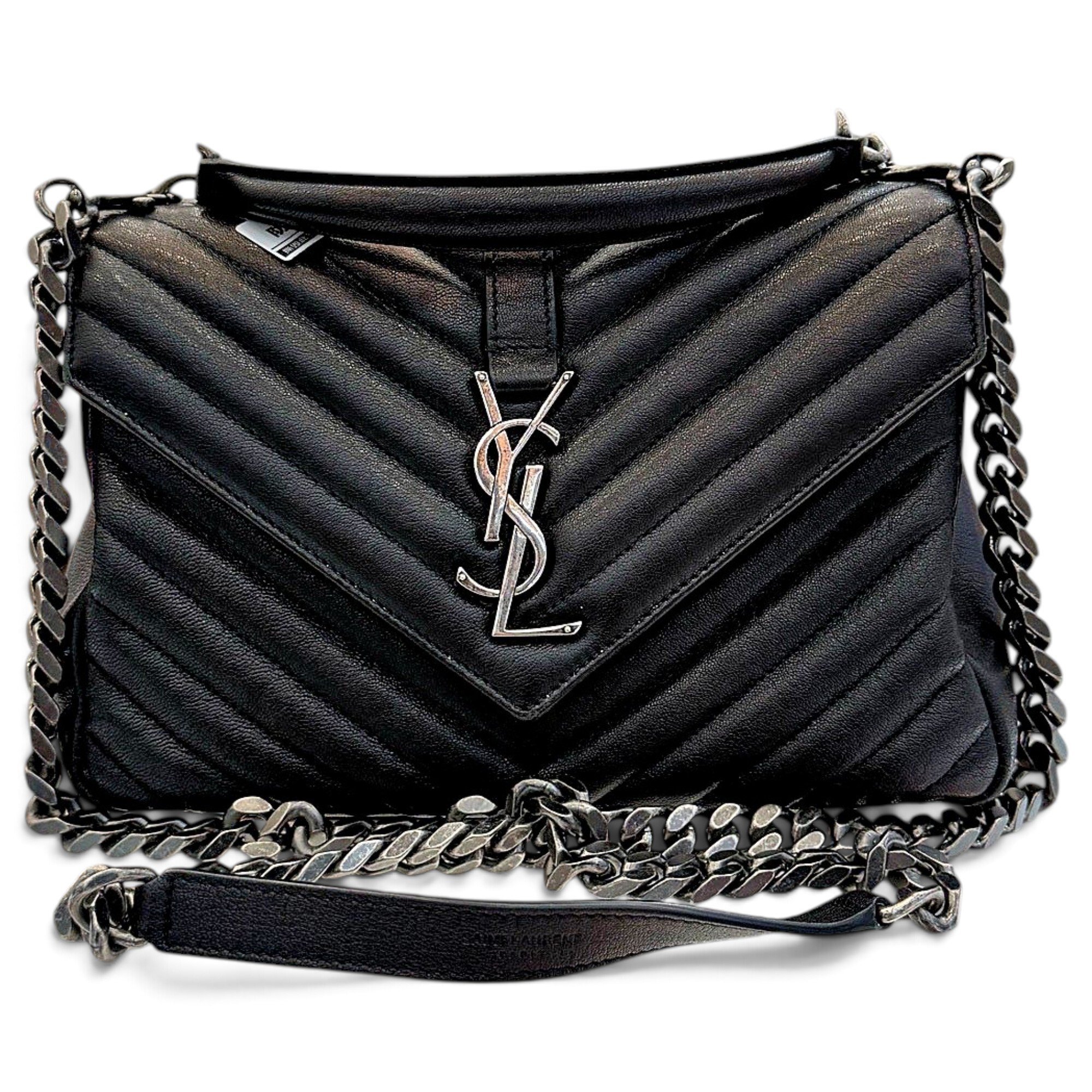 Collége monogramme leather handbag