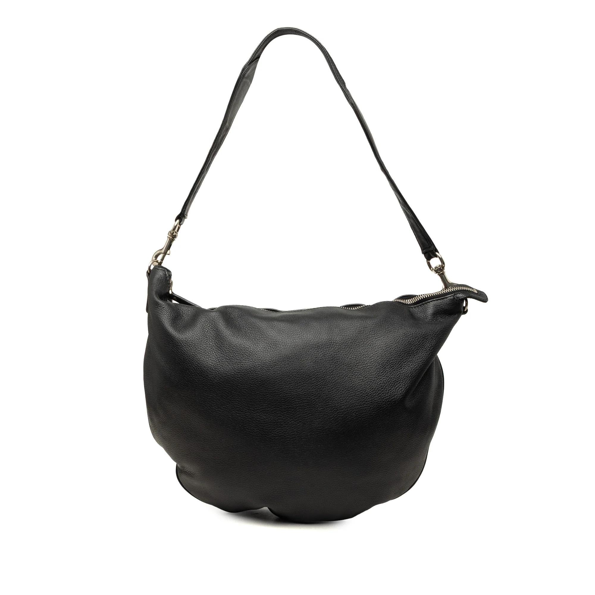 Hobo leather handbag