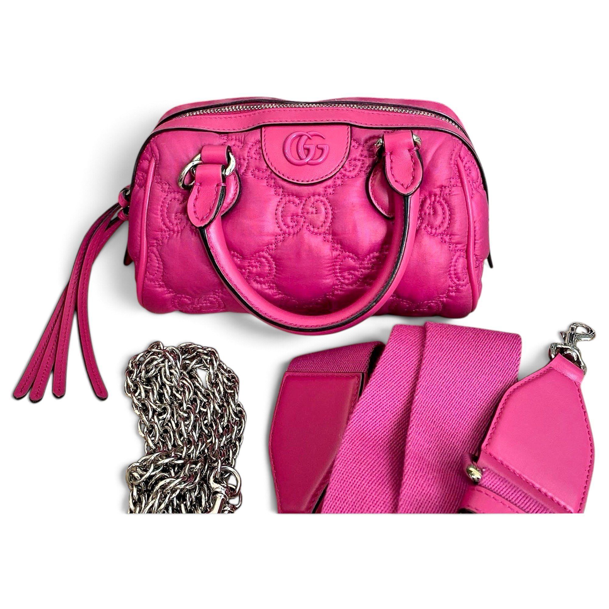 GG Marmont Chain Matelasse leather handbag