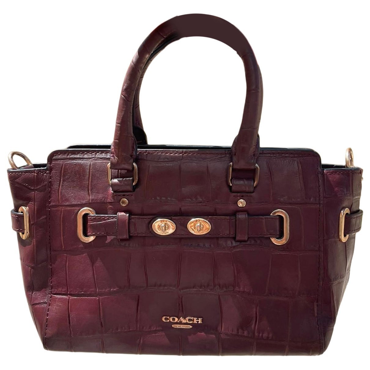 Leather satchel