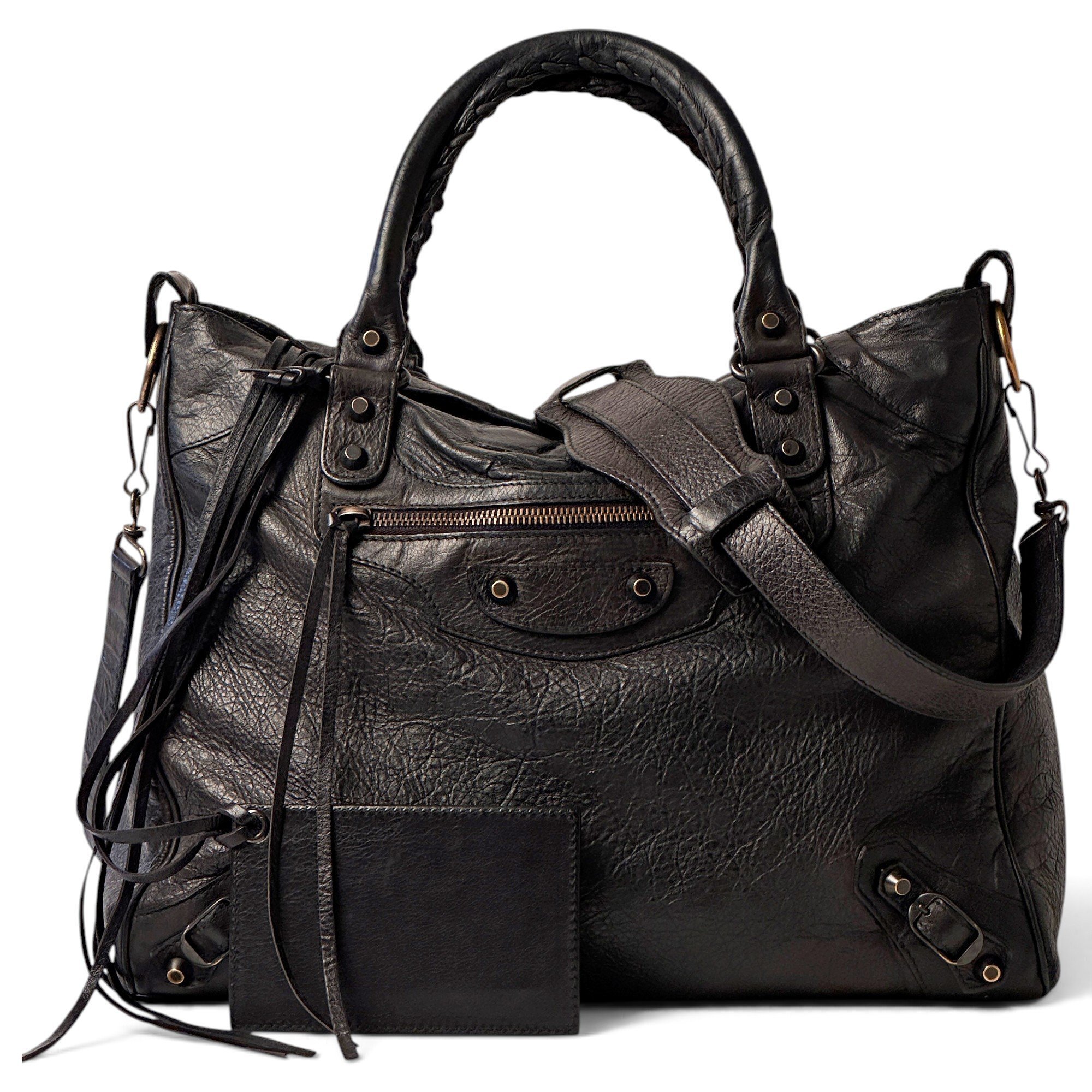 Vélo leather handbag