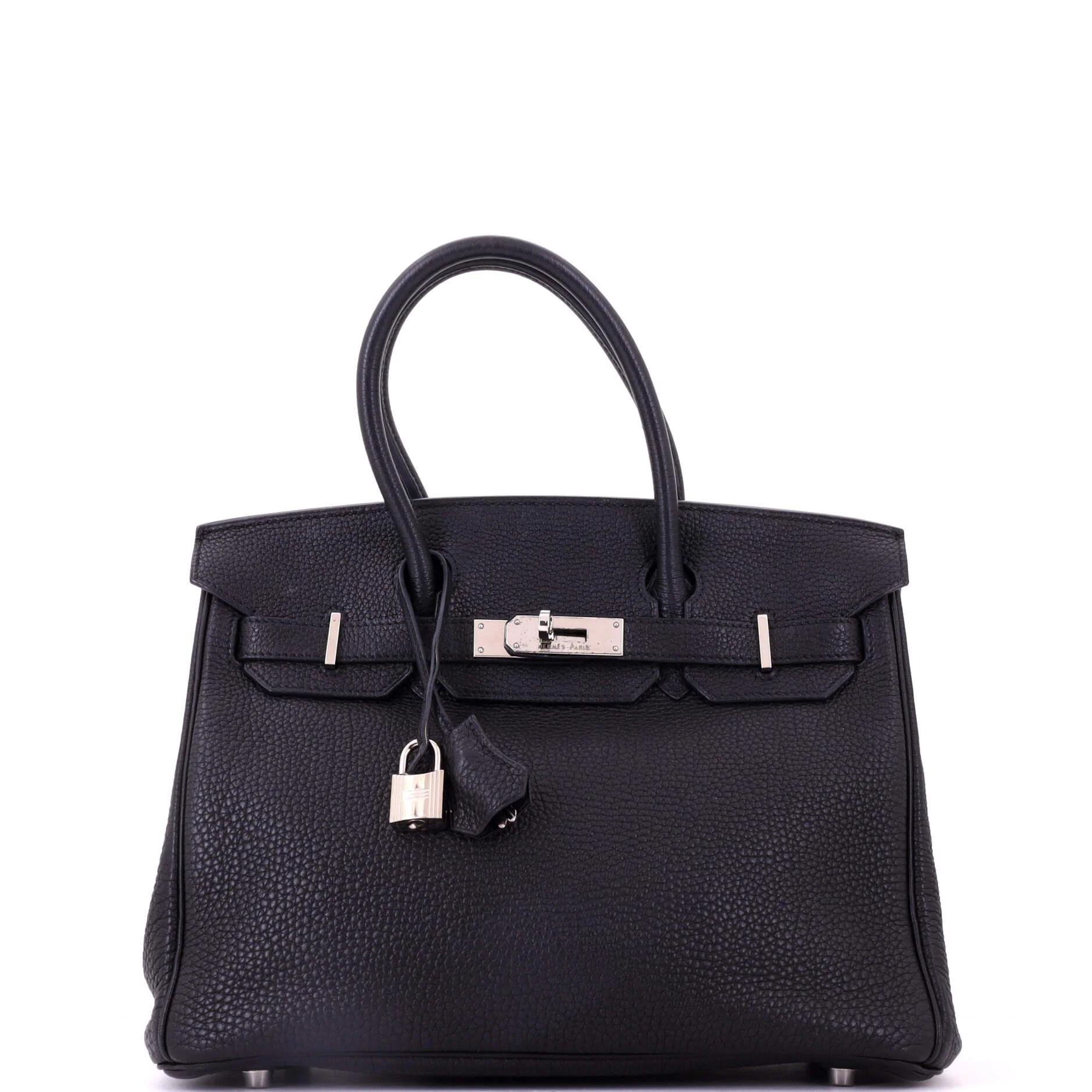 Hermes Birkin 30 Handbag Togo Leather 2008