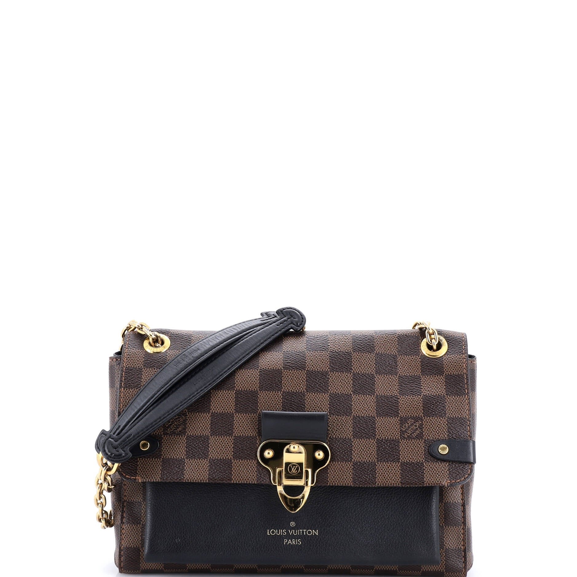 Louis Vuitton Vavin Handbag Damier with Leather PM