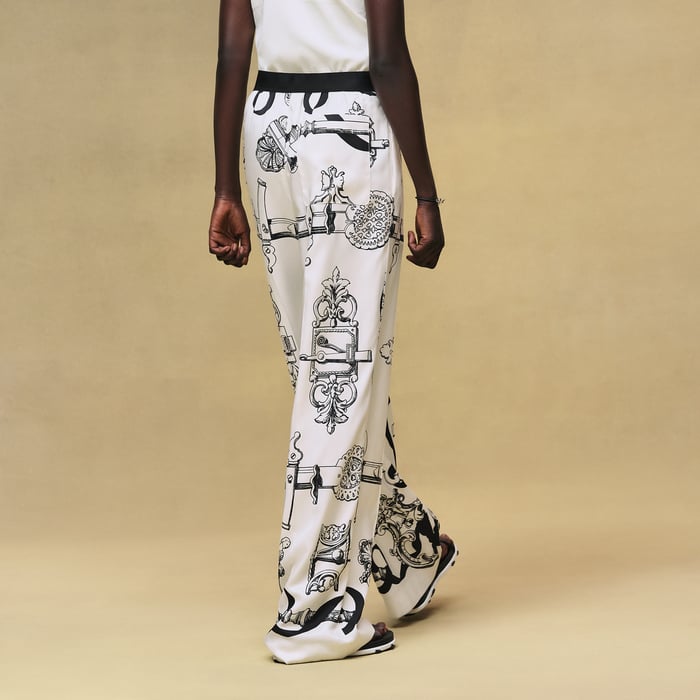 Blanc Nacre "Ferronnerie Remix" Pants