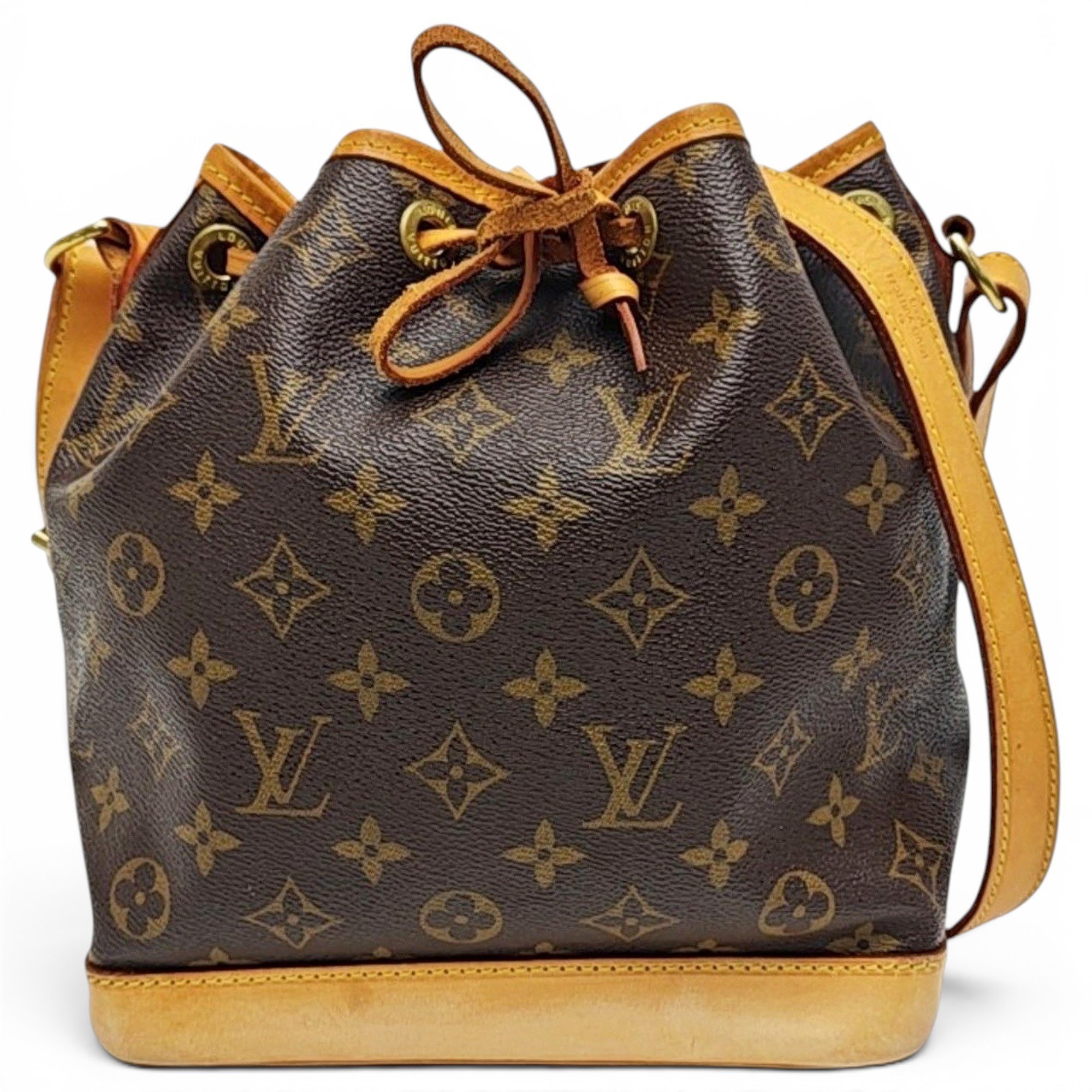Nano Noé leather handbag
