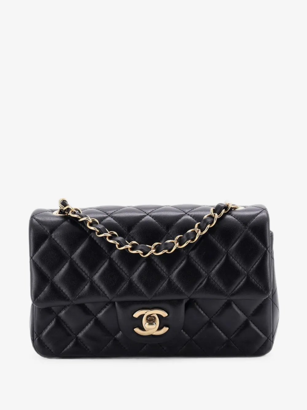 Classic Single Flap Bag Quilted Lambskin Mini crossbody bag