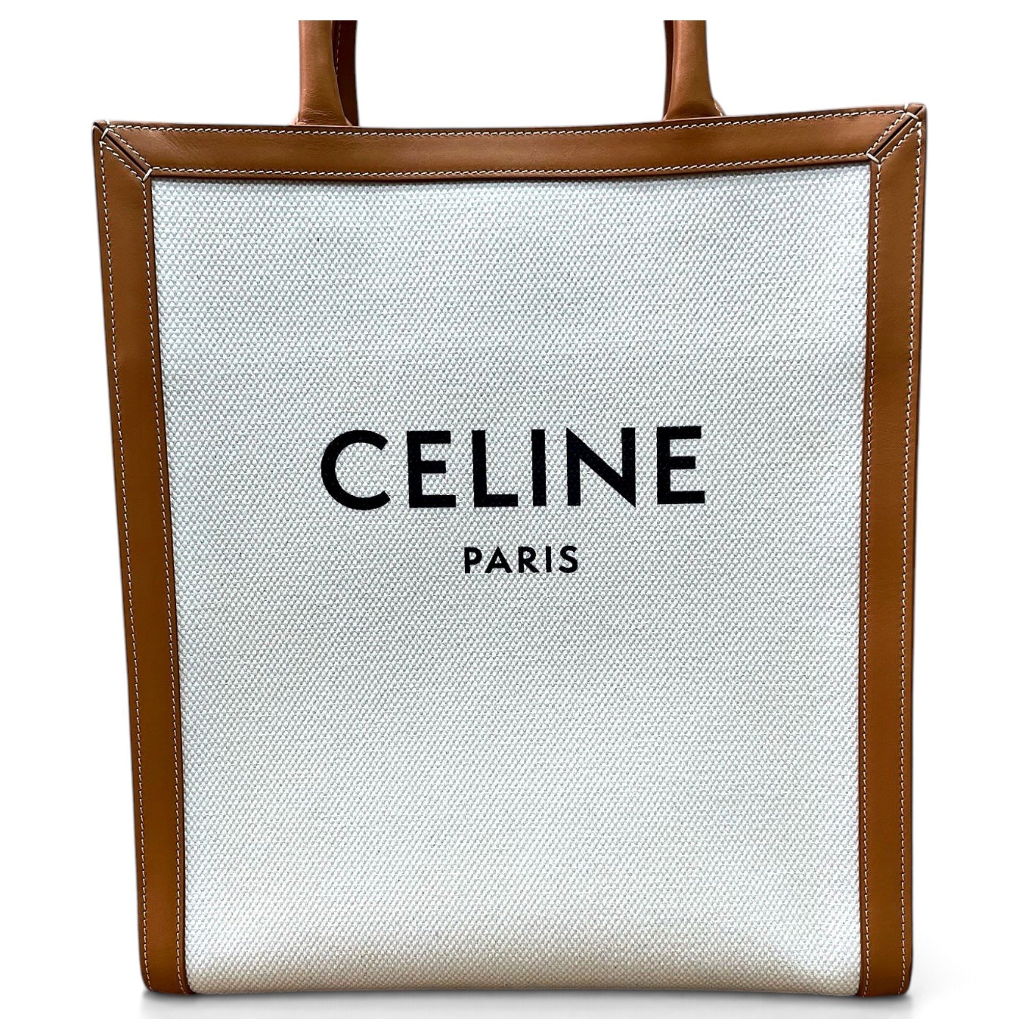 Cabas Horizotal leather tote