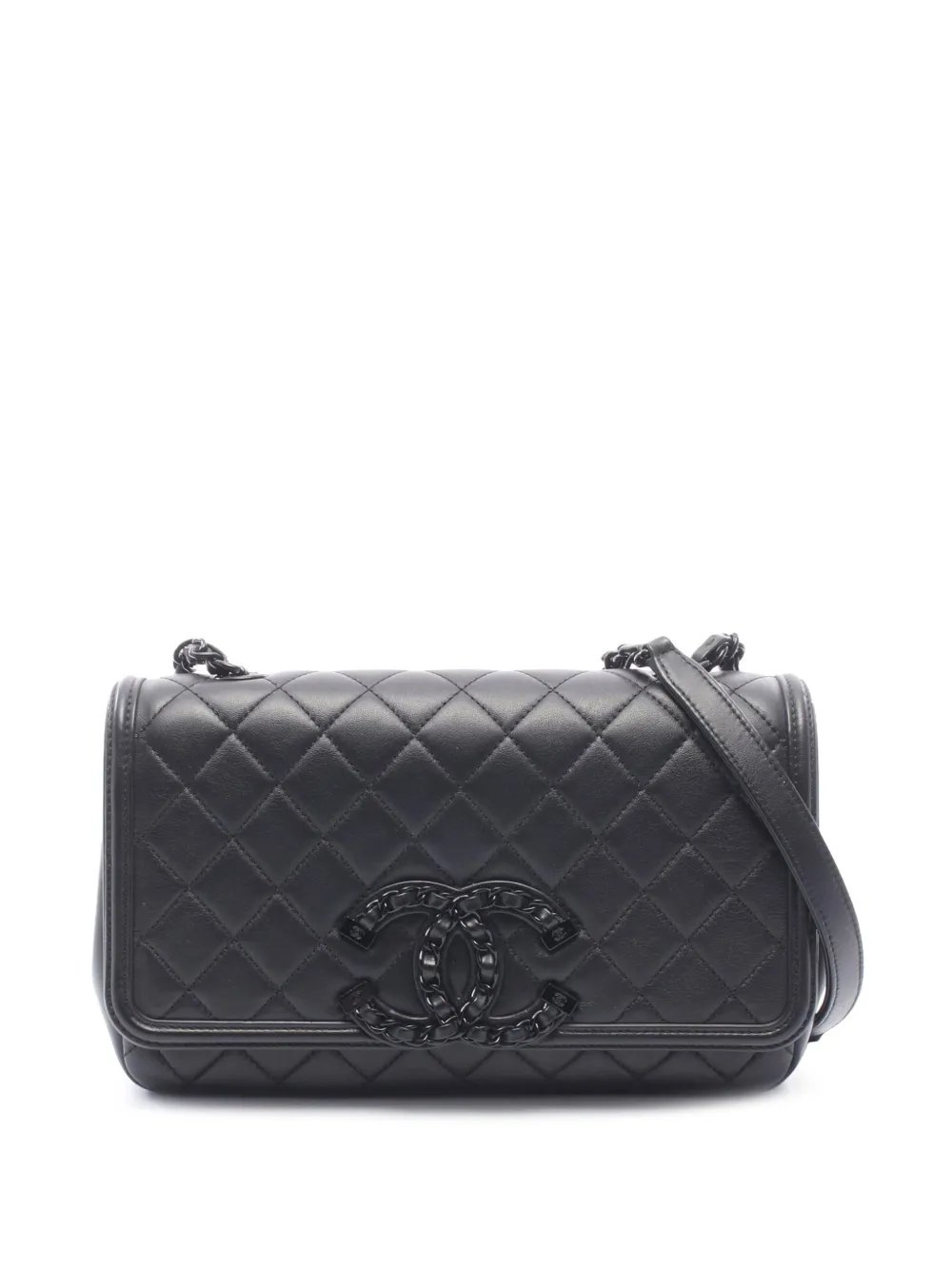 2020 Quilted Lambskin CC Filigree Flap shoulder bag
