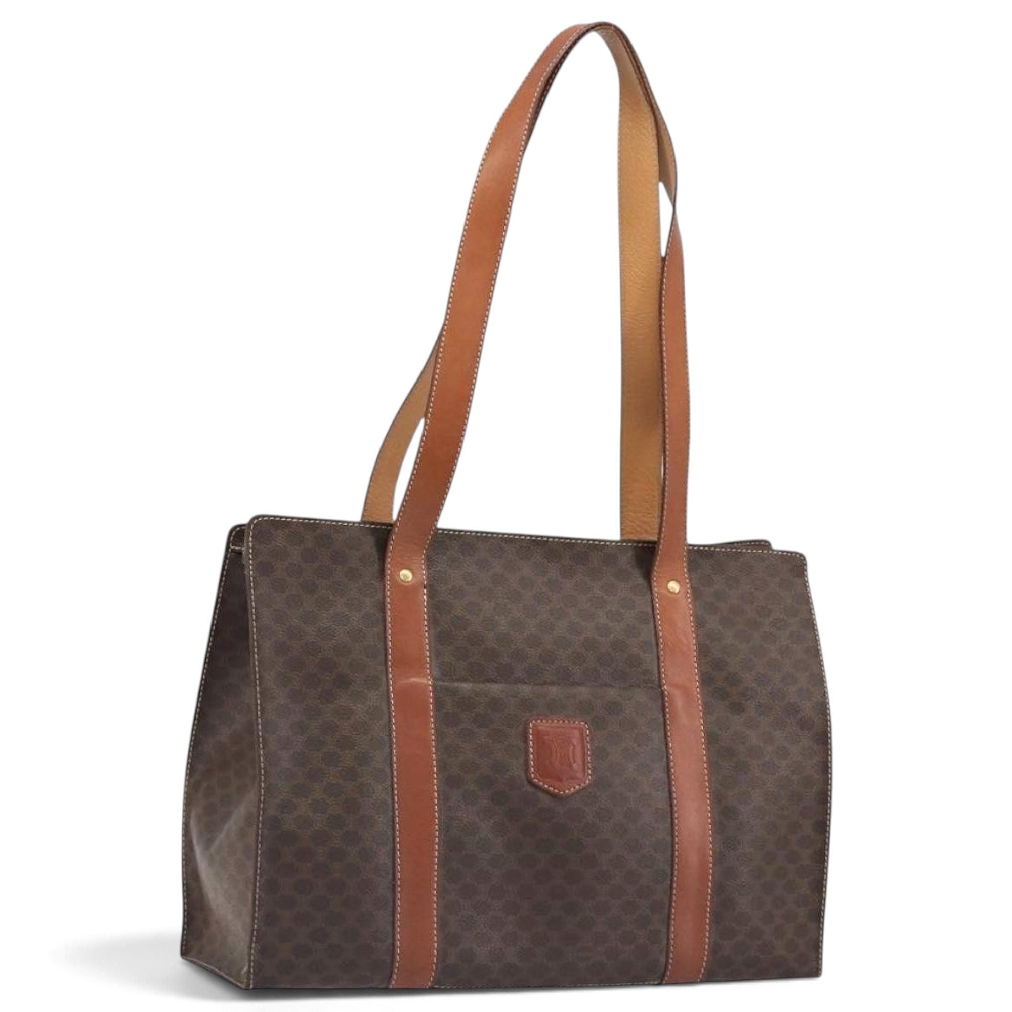 Leather tote