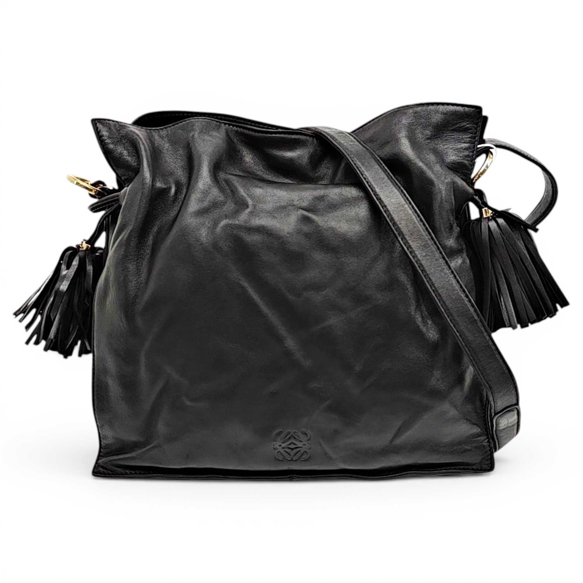 Flamenco leather handbag