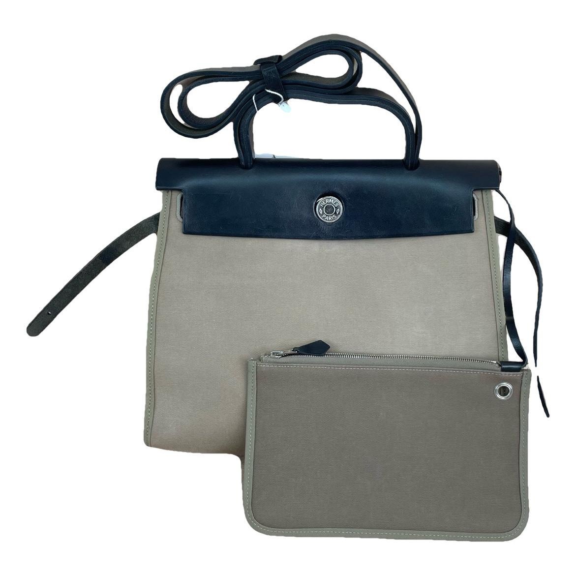 Hermes Herbag Handbag Natural 6841