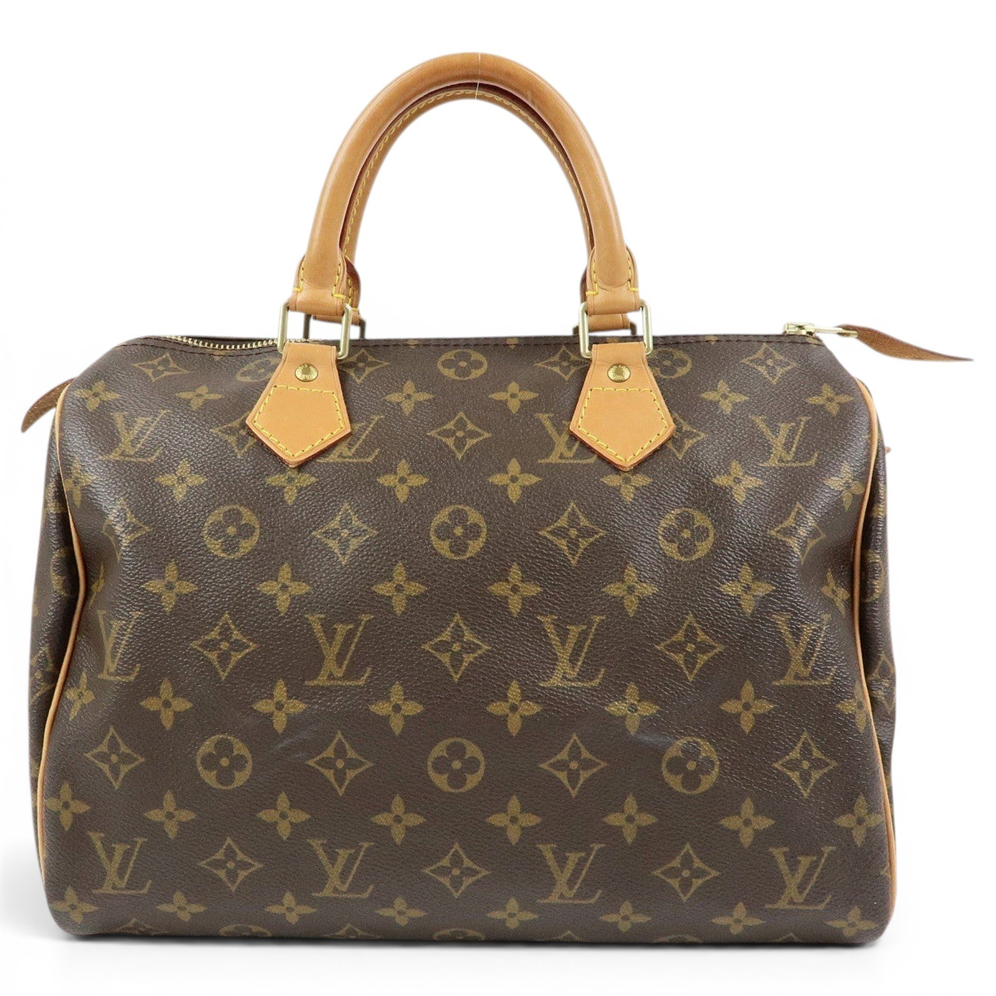 Speedy leather handbag