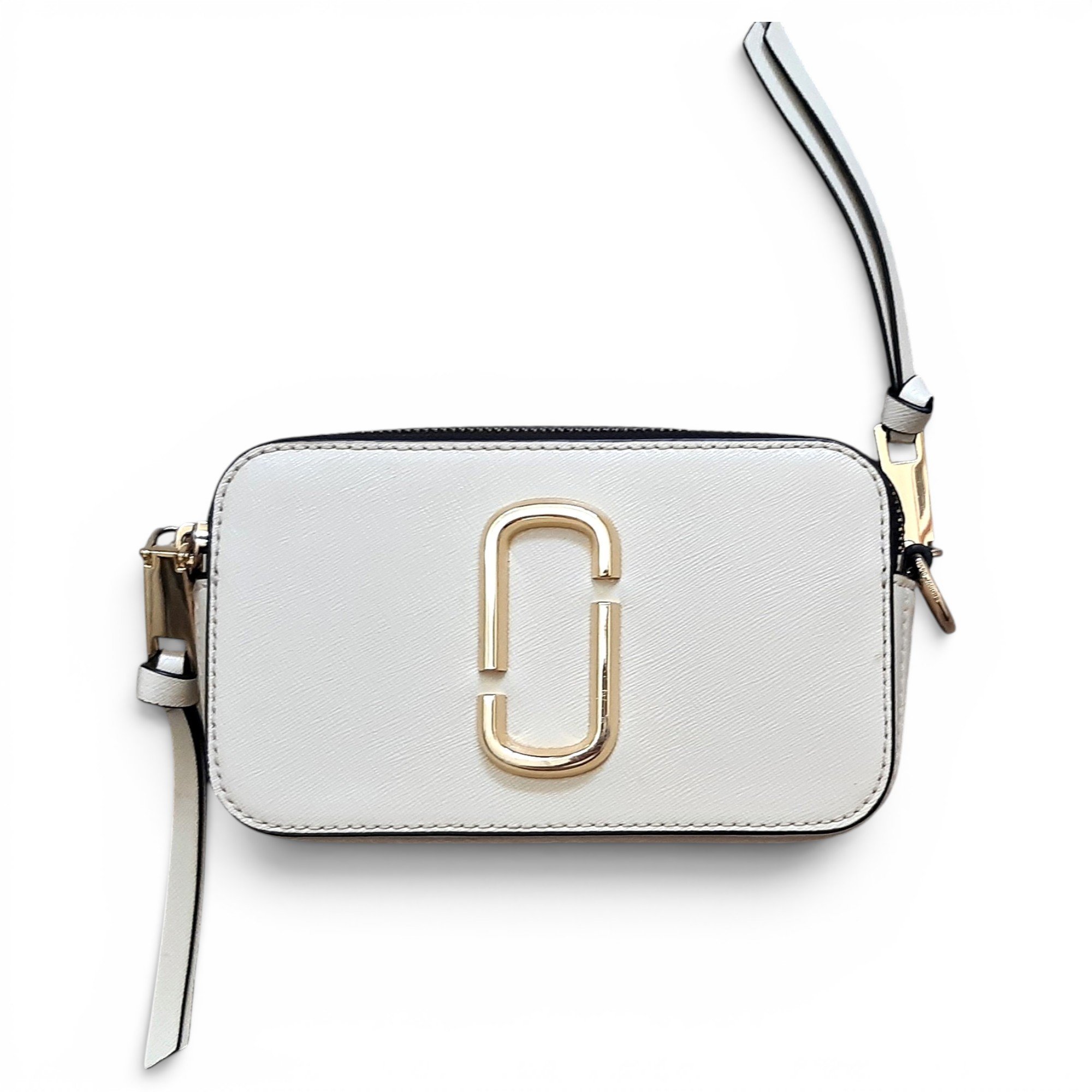 Snapshot leather crossbody bag