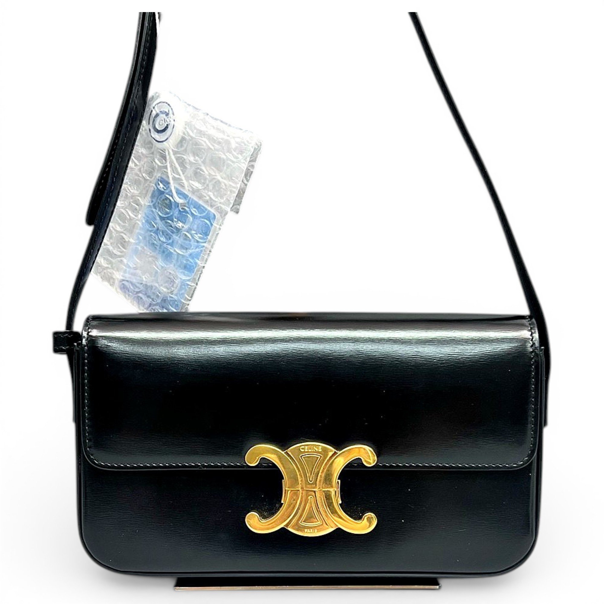 Triomphe Long leather handbag