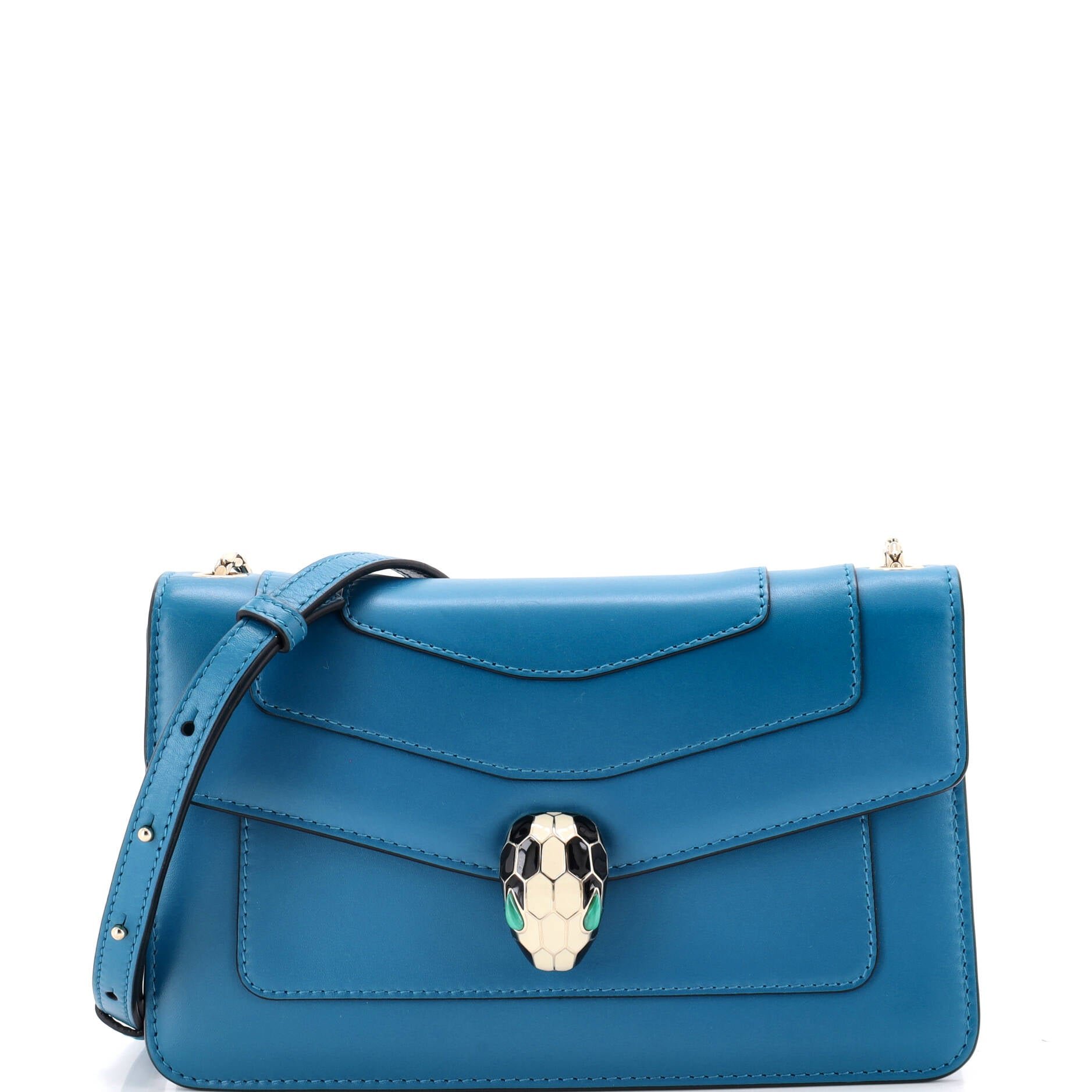 Serpenti Forever Shoulder Bag Leather Small