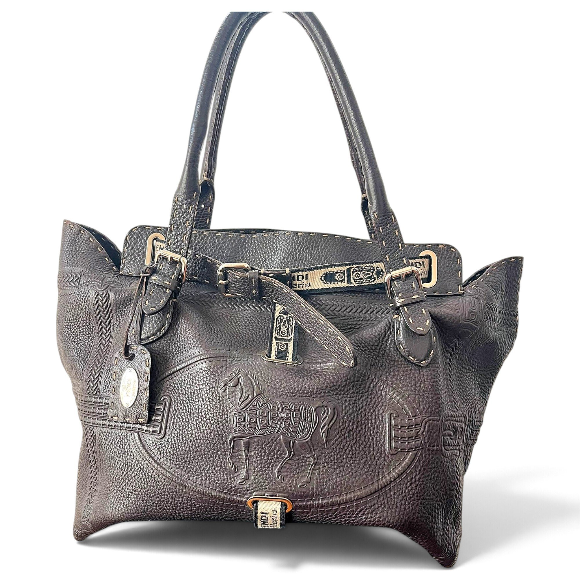 Leather handbag