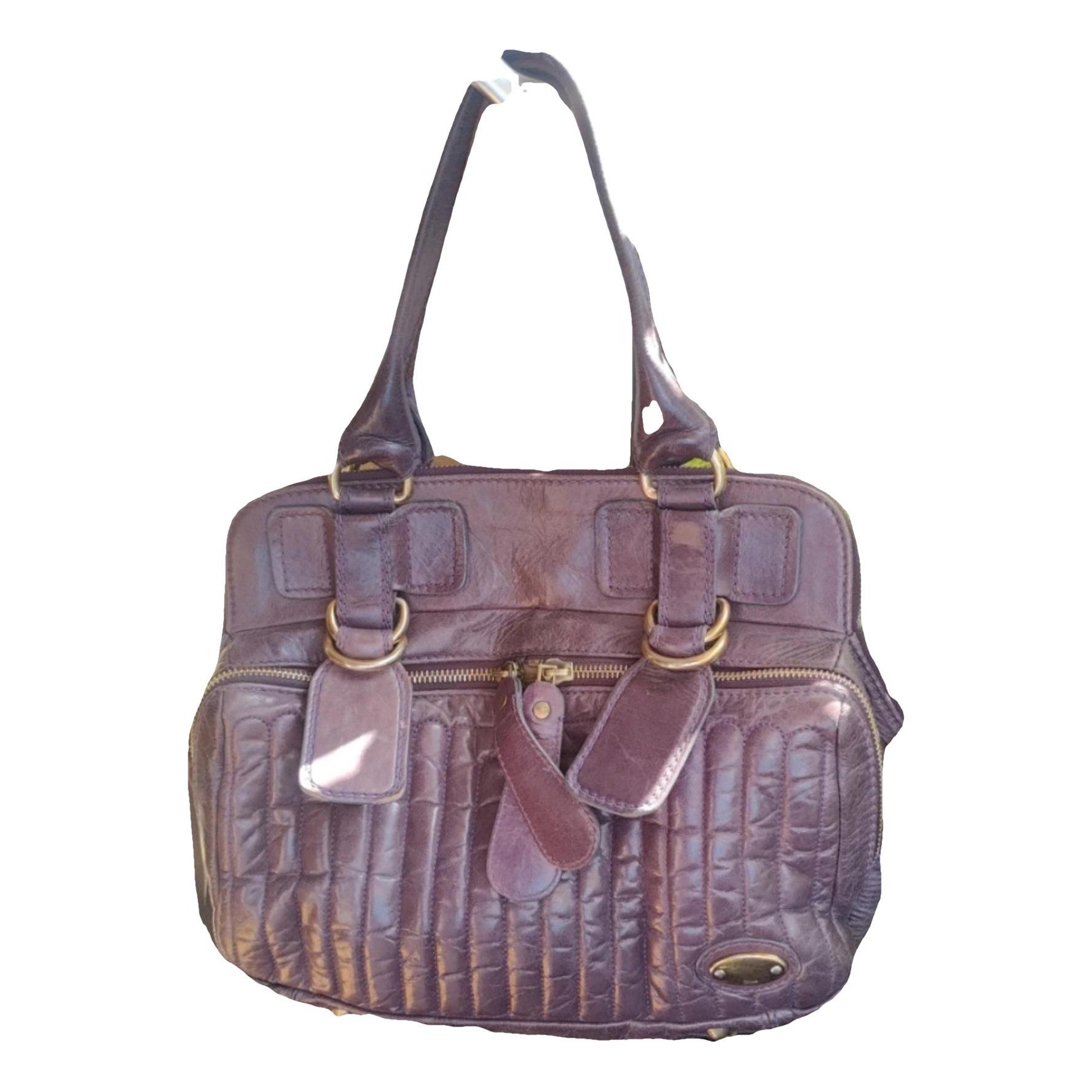 Bay leather handbag