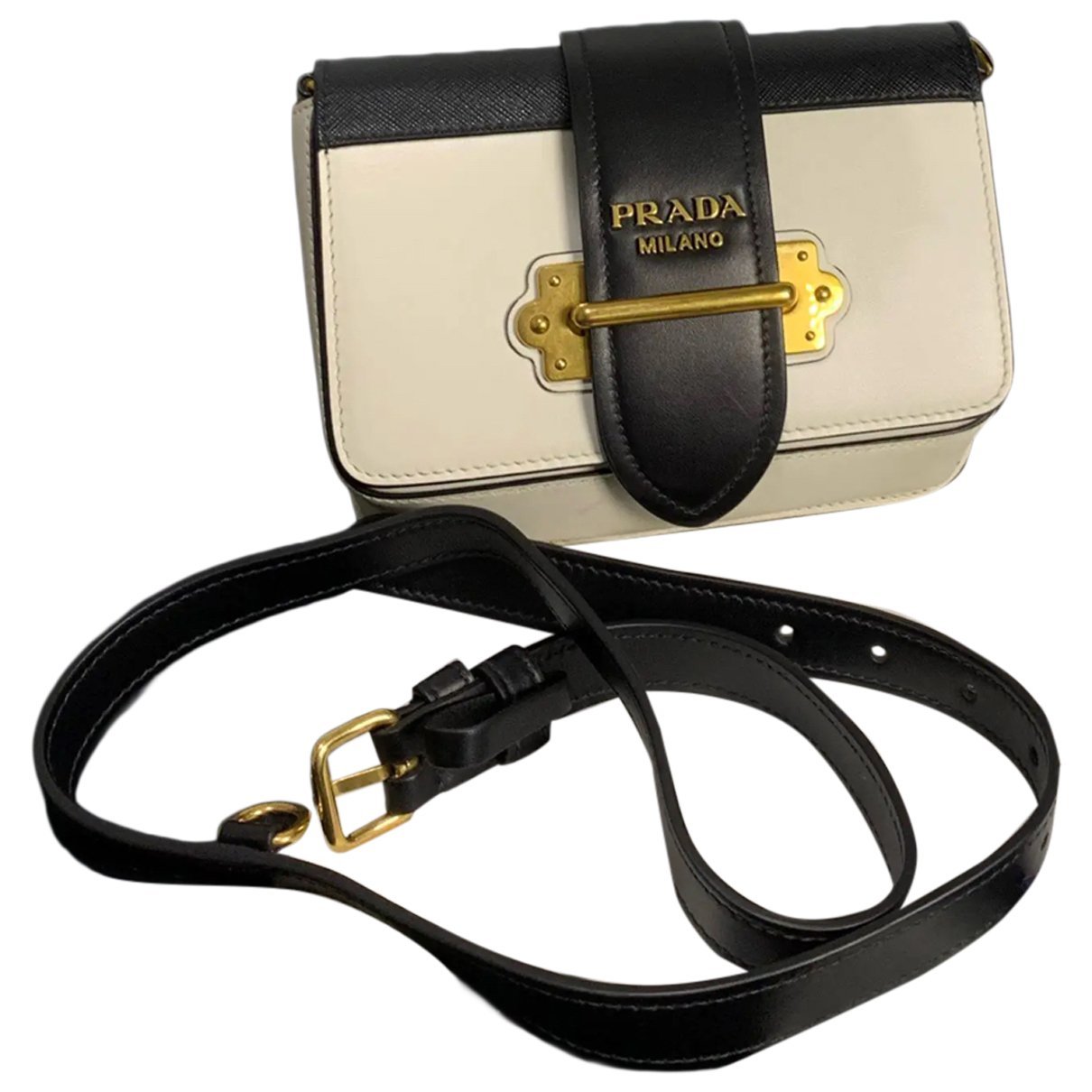 Cahier leather crossbody bag