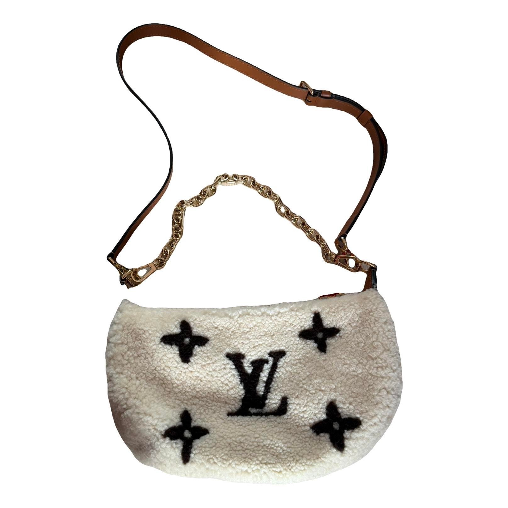 Over The Moon wool handbag