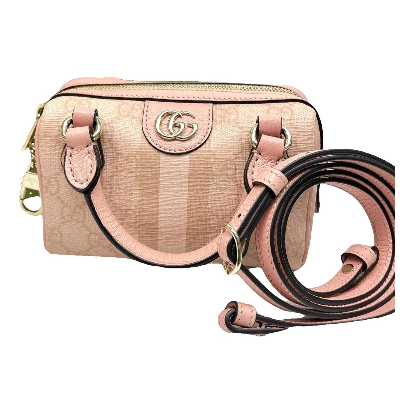 Ophidia Boston leather handbag