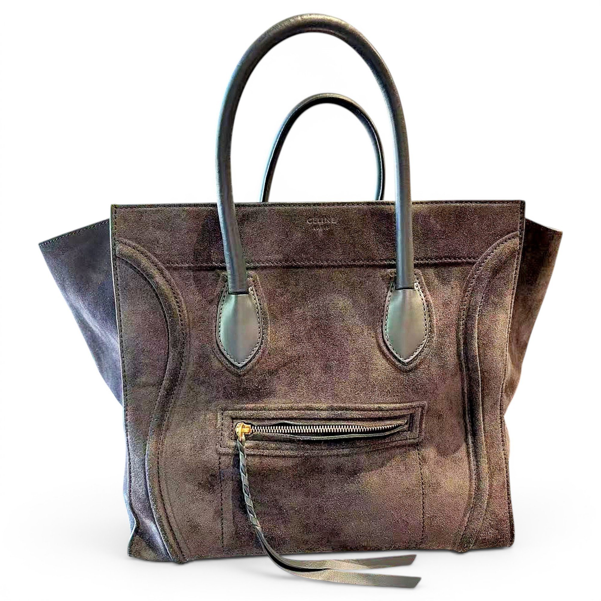 Luggage leather handbag