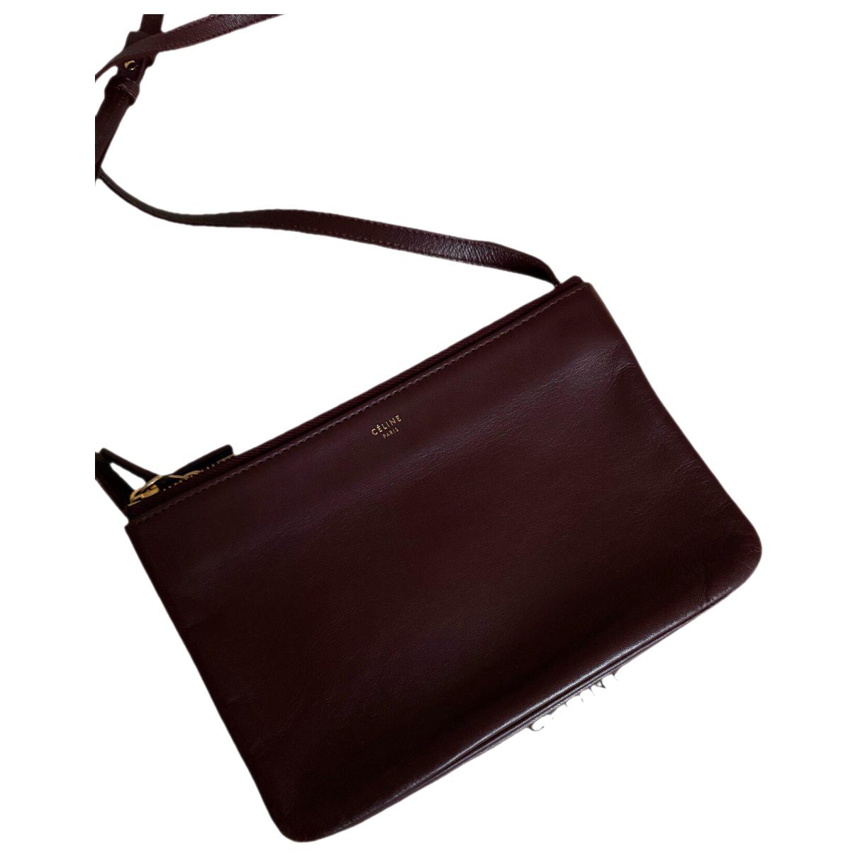 Trio leather crossbody bag
