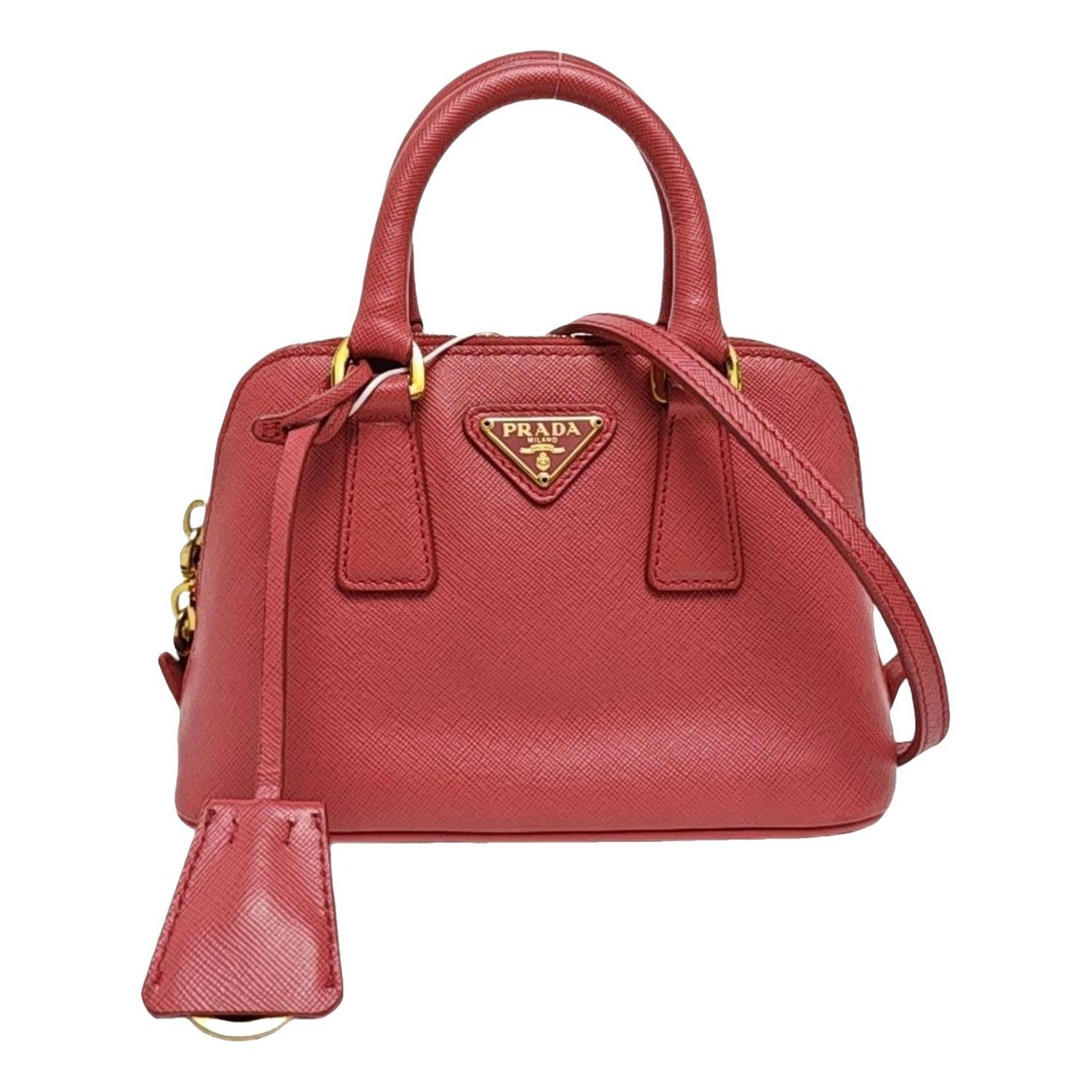 Promenade leather handbag