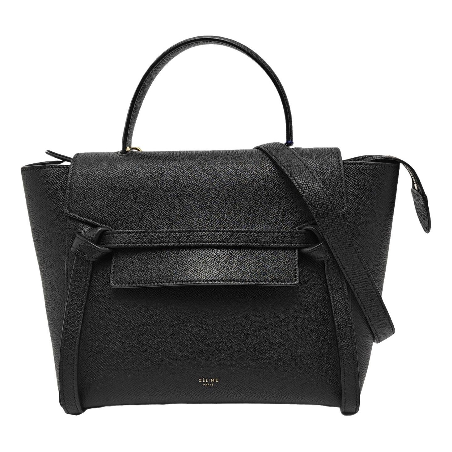 Belt leather handbag
