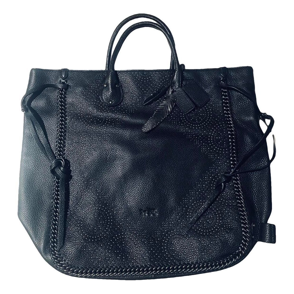 Leather tote