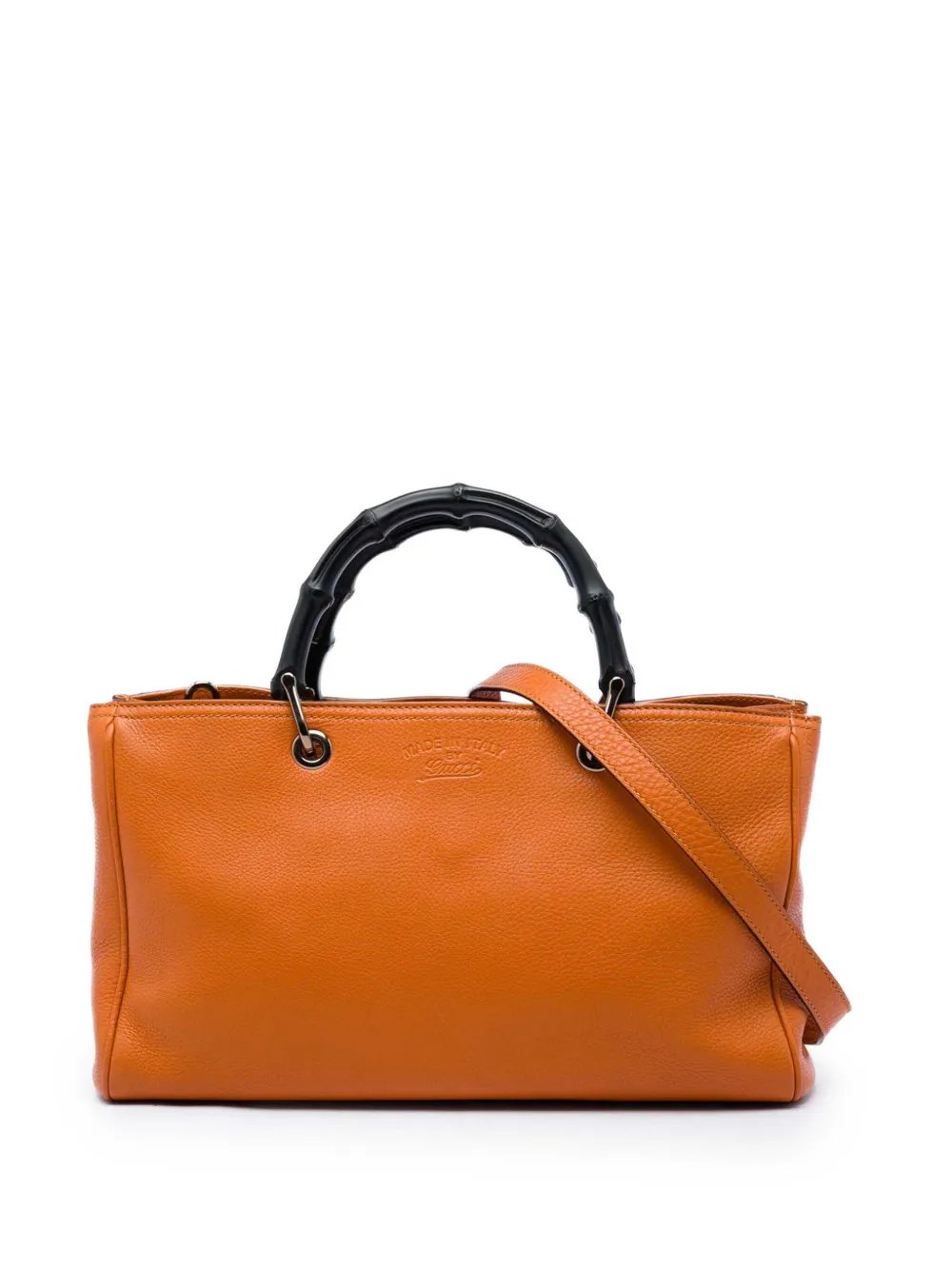 2016-2026 Medium Calfskin Bamboo Shopper satchel