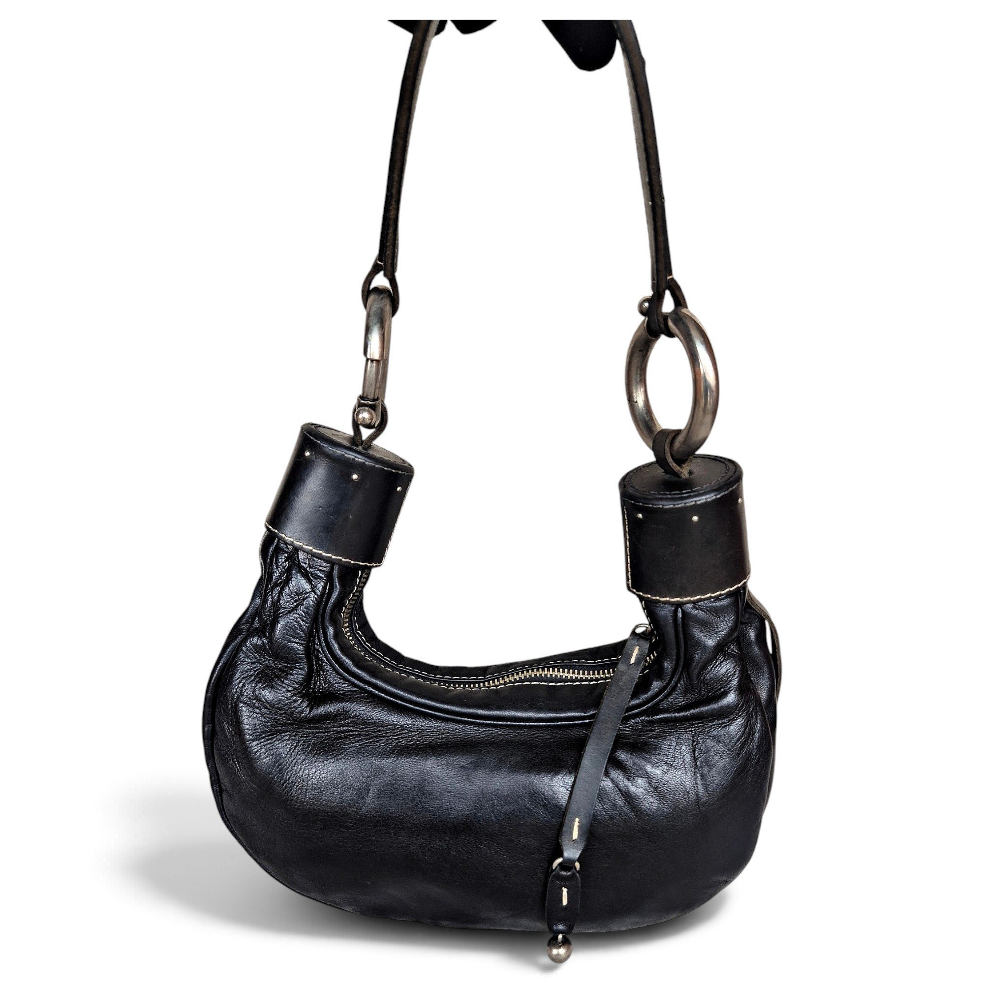 Leather handbag