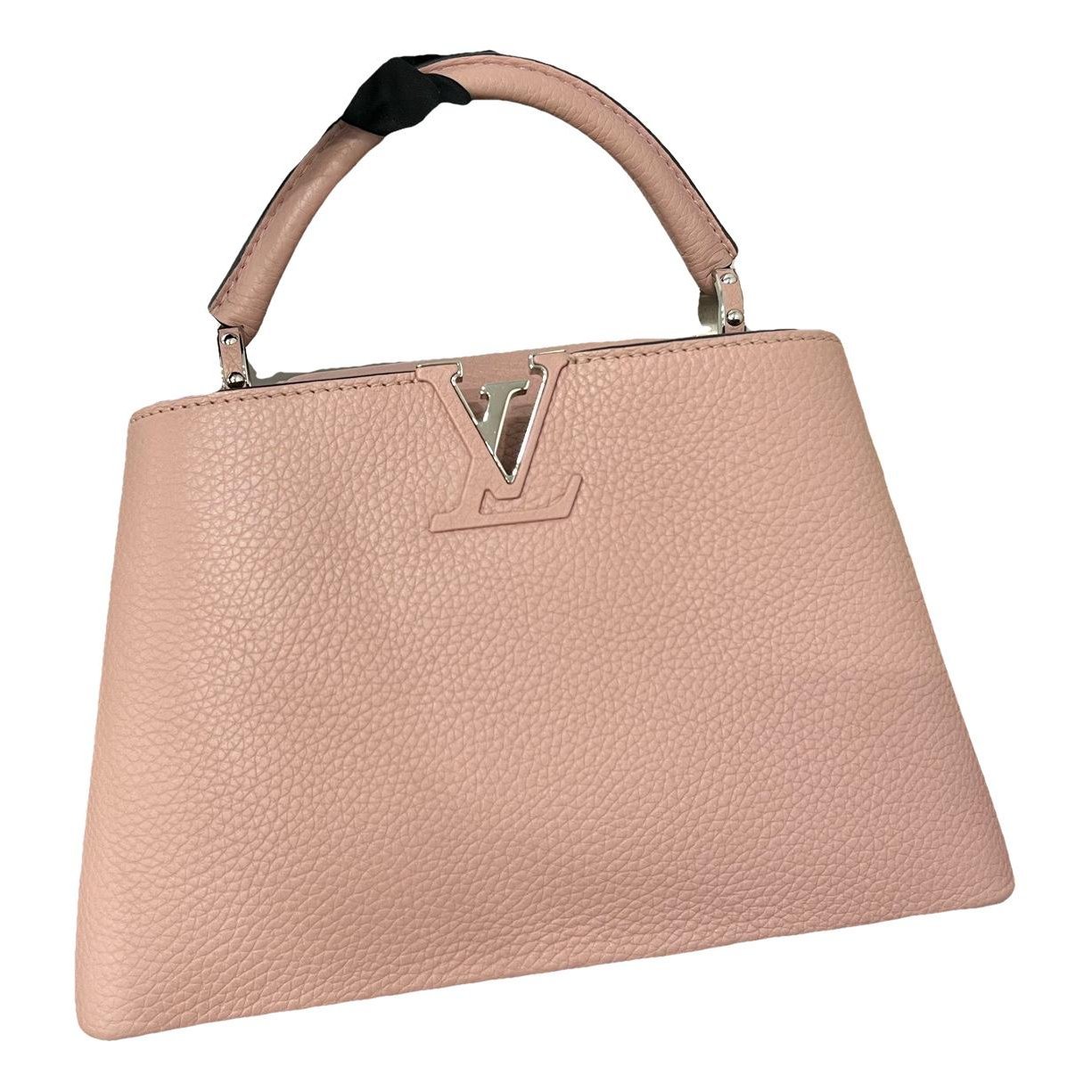 Capucines leather handbag