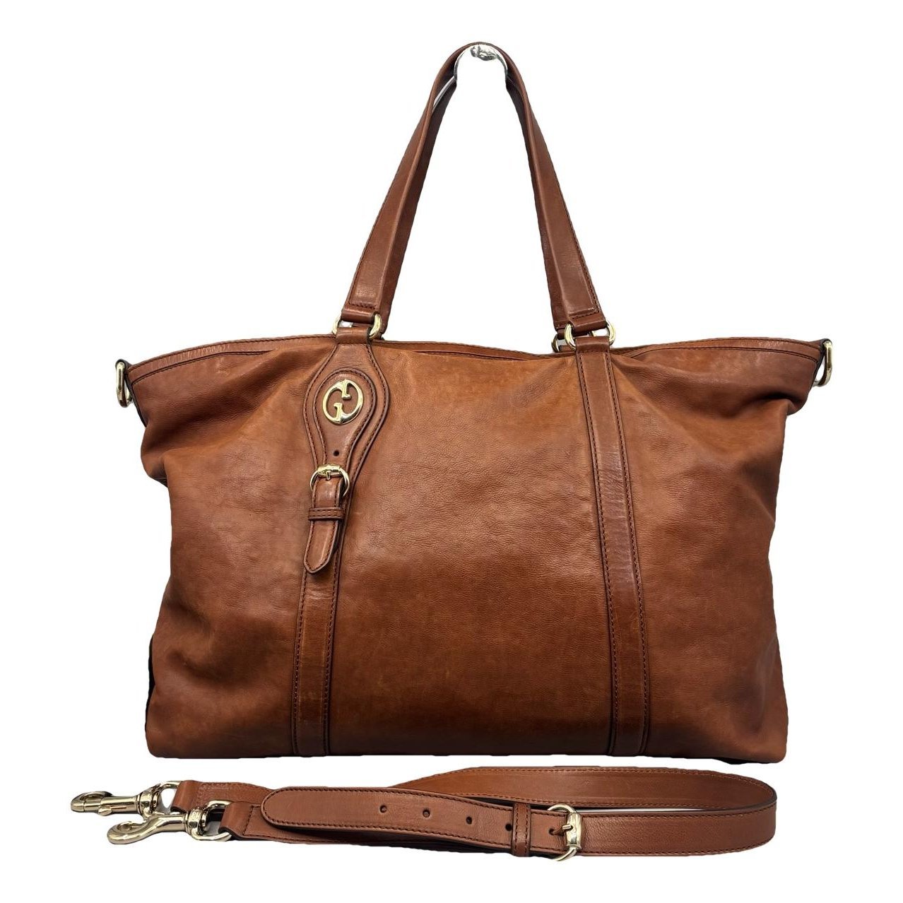 Leather tote
