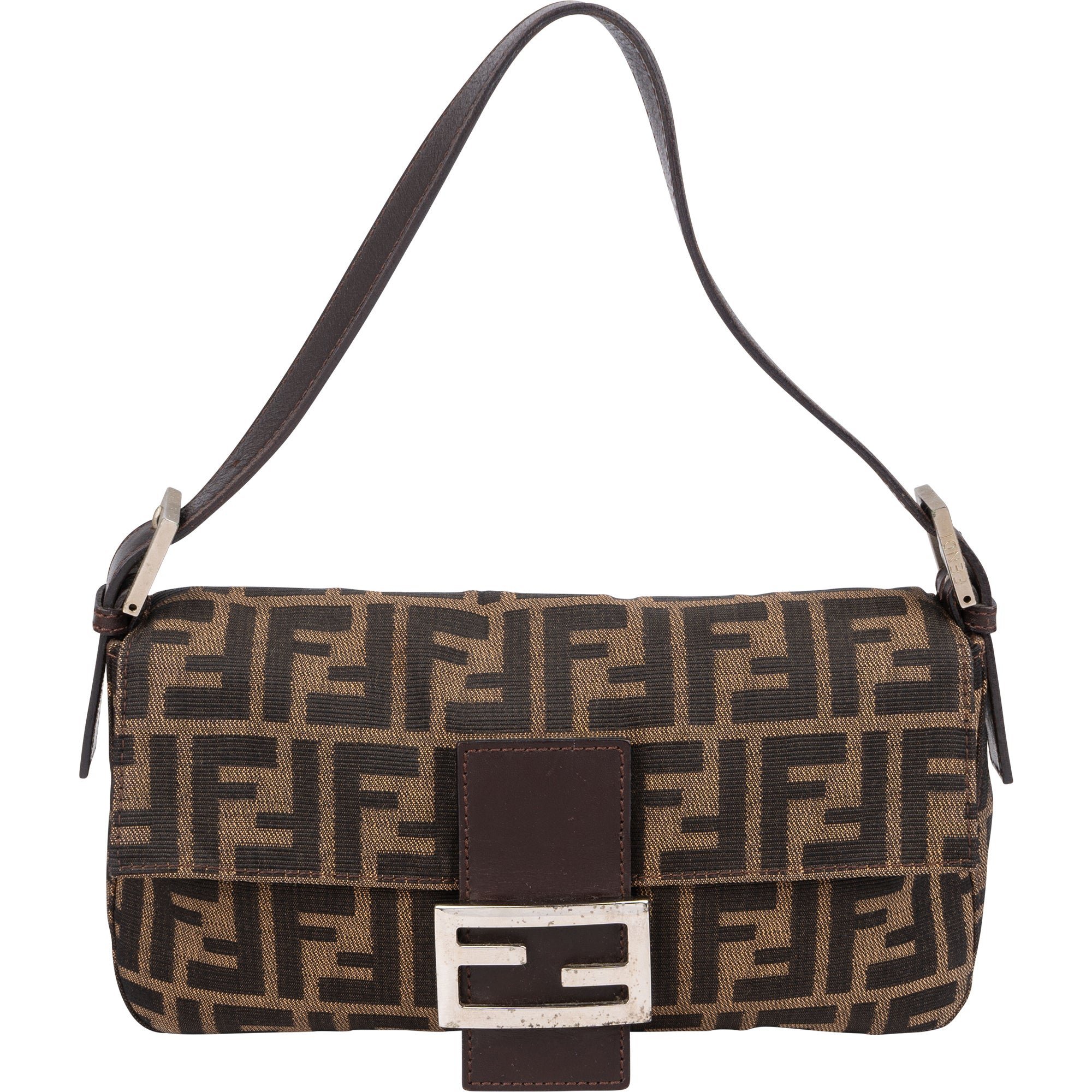 Baguette leather handbag