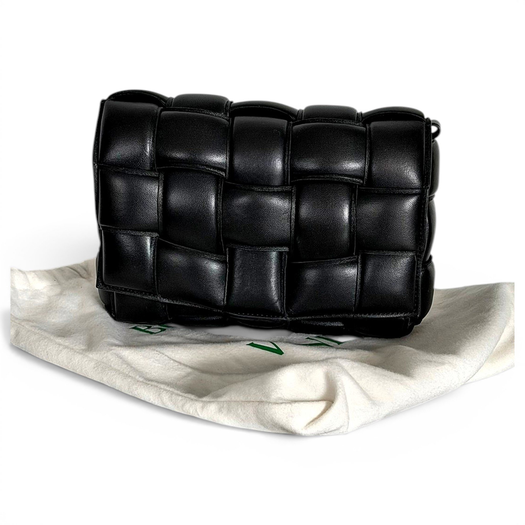 Cassette Padded leather crossbody bag