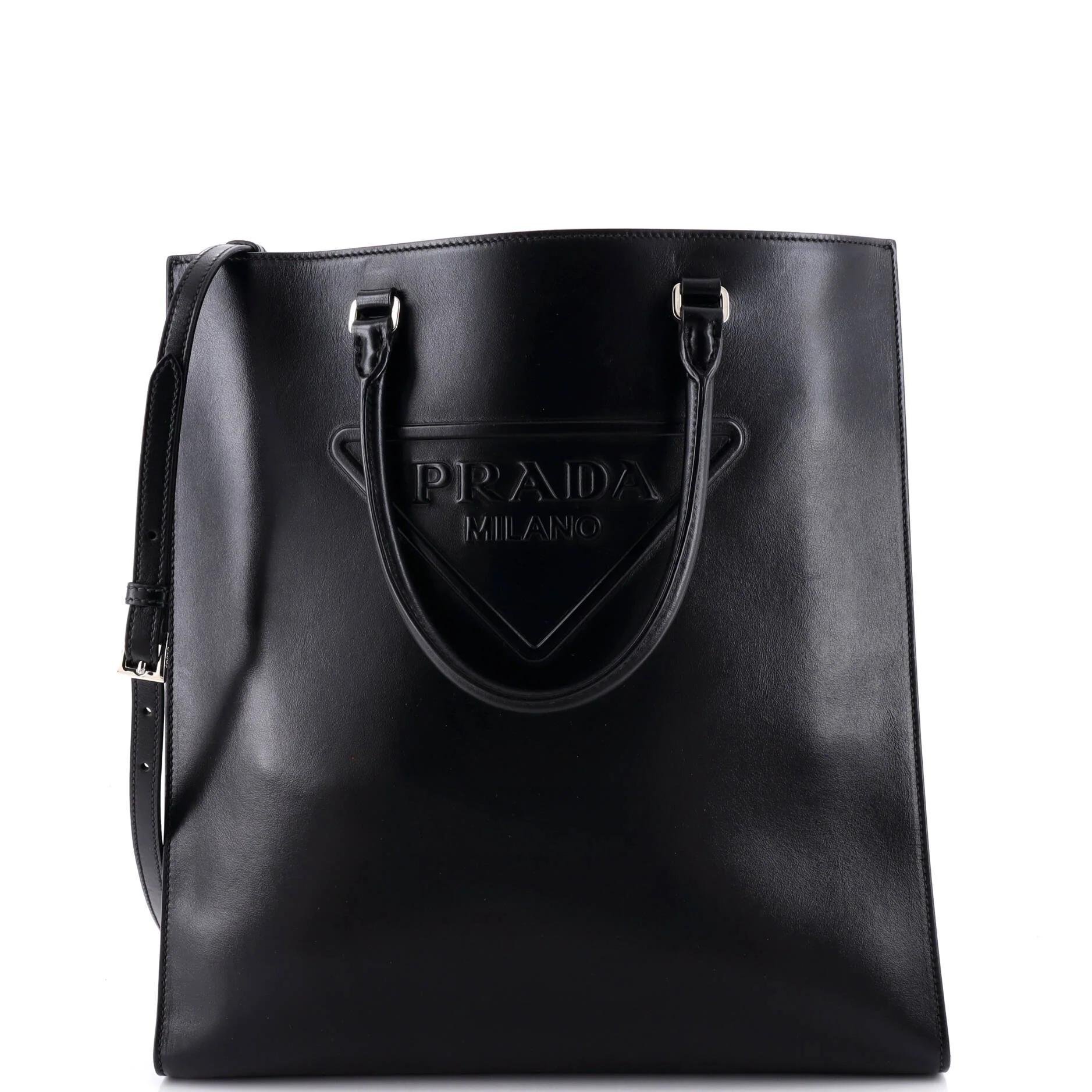 Leather tote