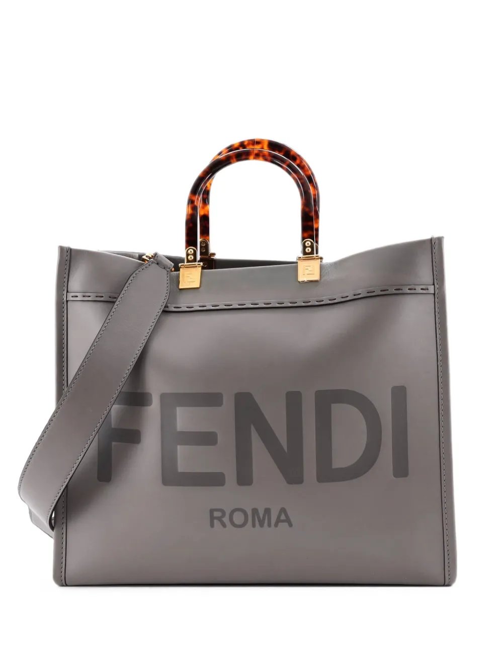 Sunshine Shopper Leather Medium tote bag