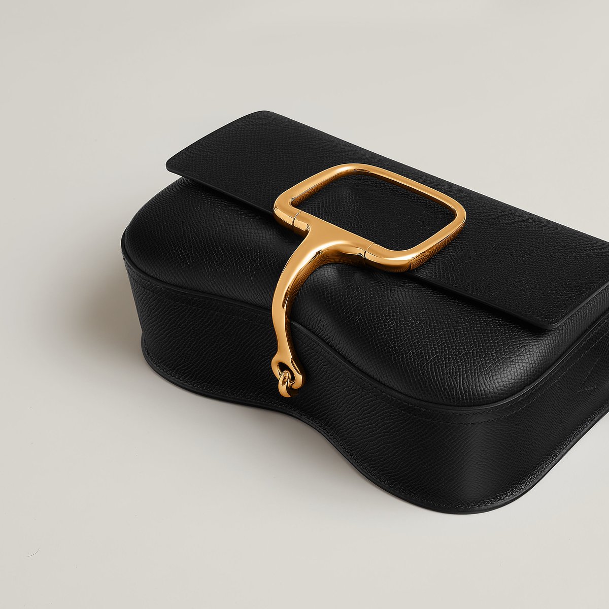 Noir Hermès Della Cavalleria Elan Bag