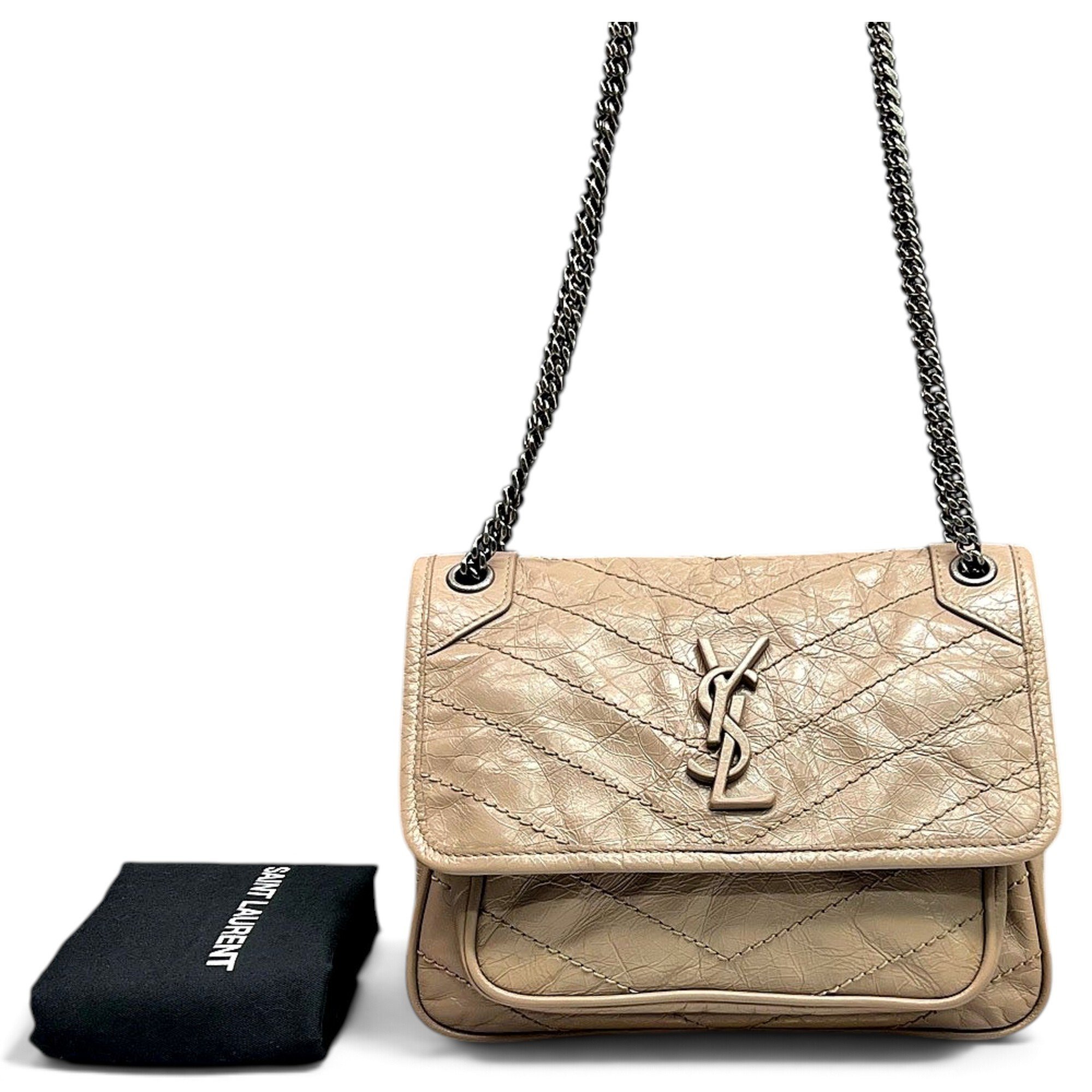 Niki leather crossbody bag