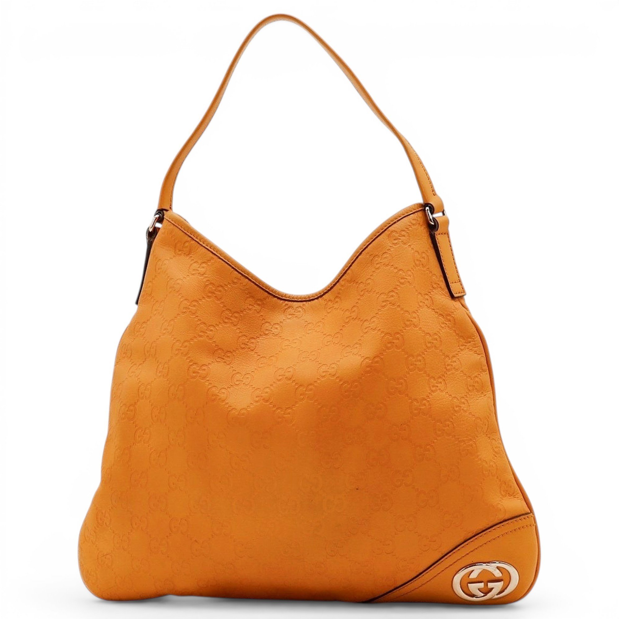 Hobo leather handbag
