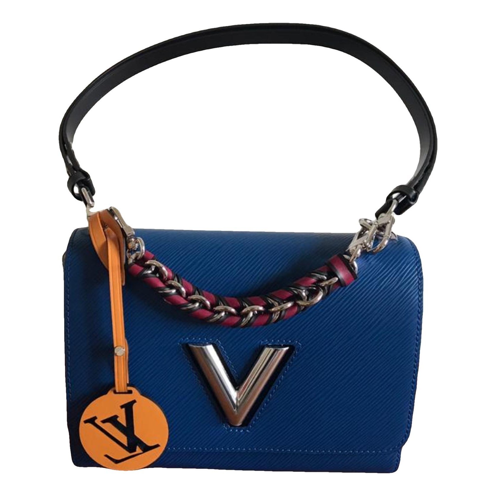 Twist leather crossbody bag
