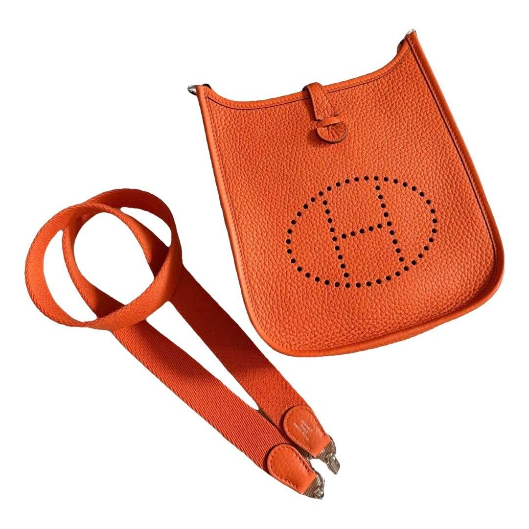 Mini Evelyne leather crossbody bag