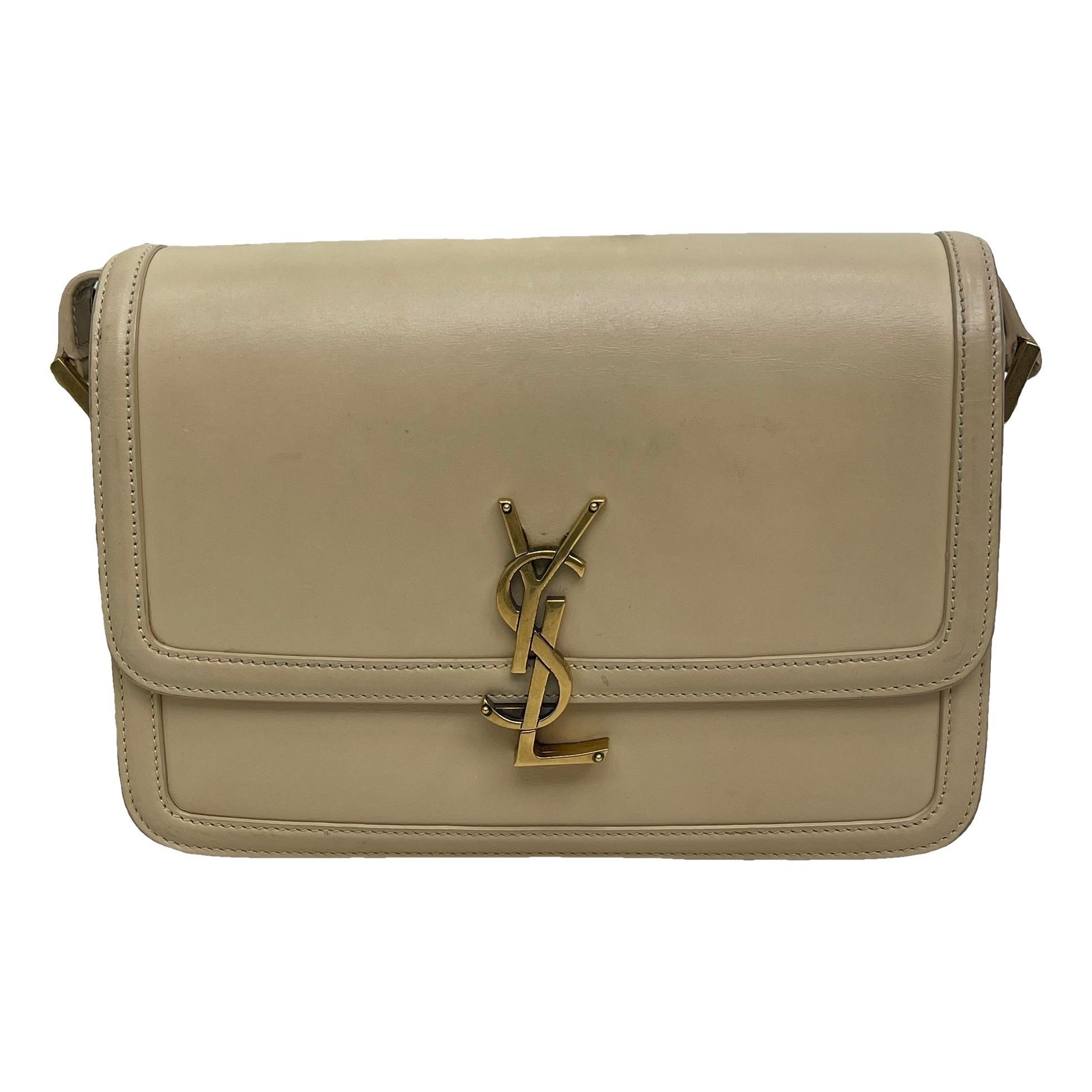 Solférino leather handbag