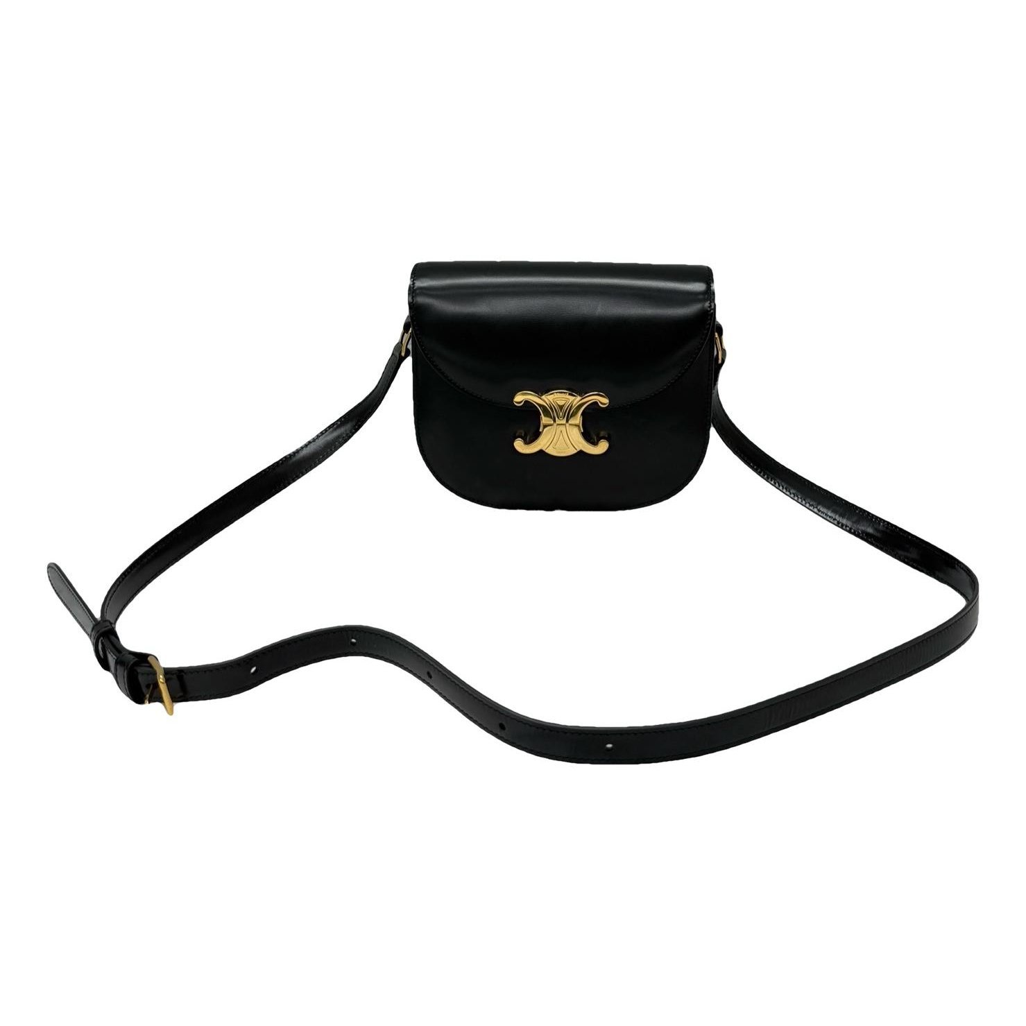 Triomphe leather handbag